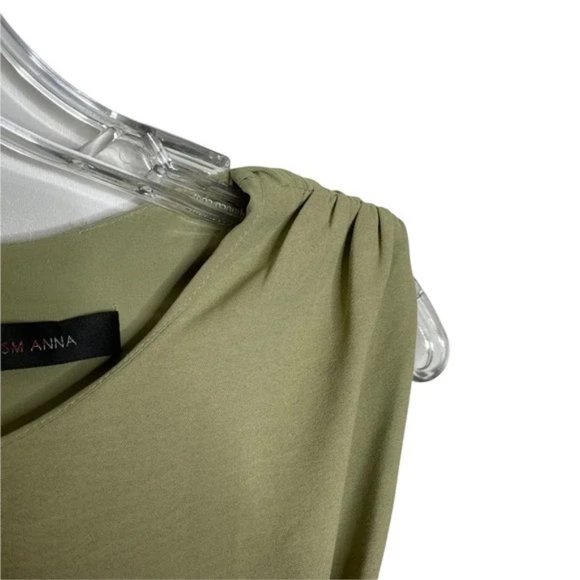 ASM ANNA Two Tone Sleeveless Fit Flare Dress Medium - Picture 5 of 8